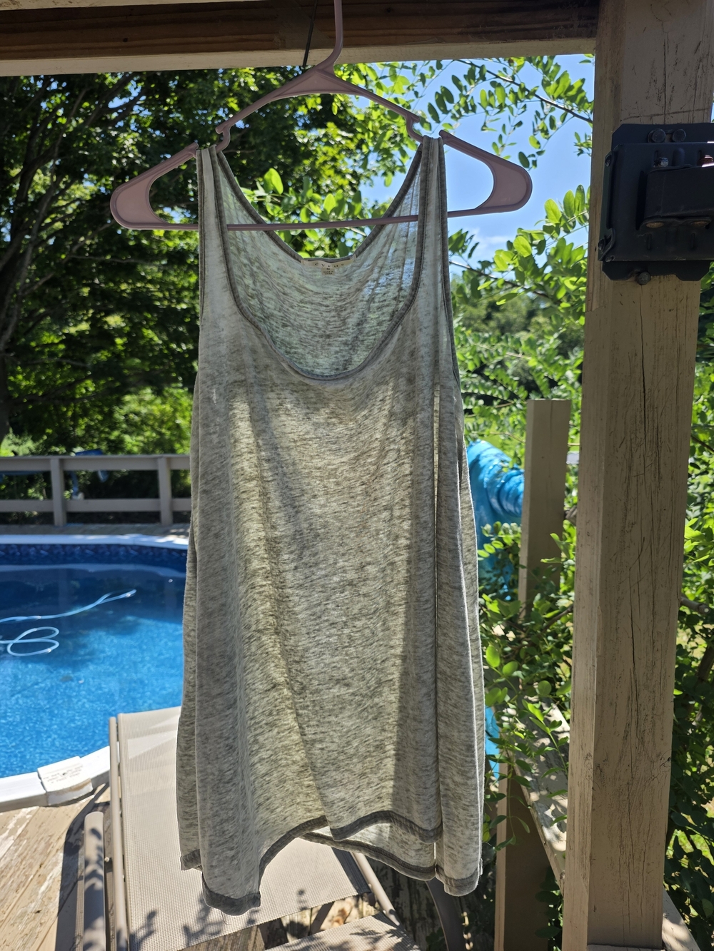 Cyrus Light Gray Women's Tank